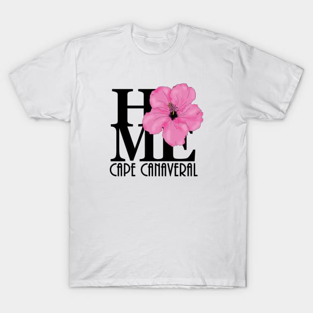 HOME Cape Canaveral Pink Hibiscus T-Shirt by HomeBornLoveFlorida